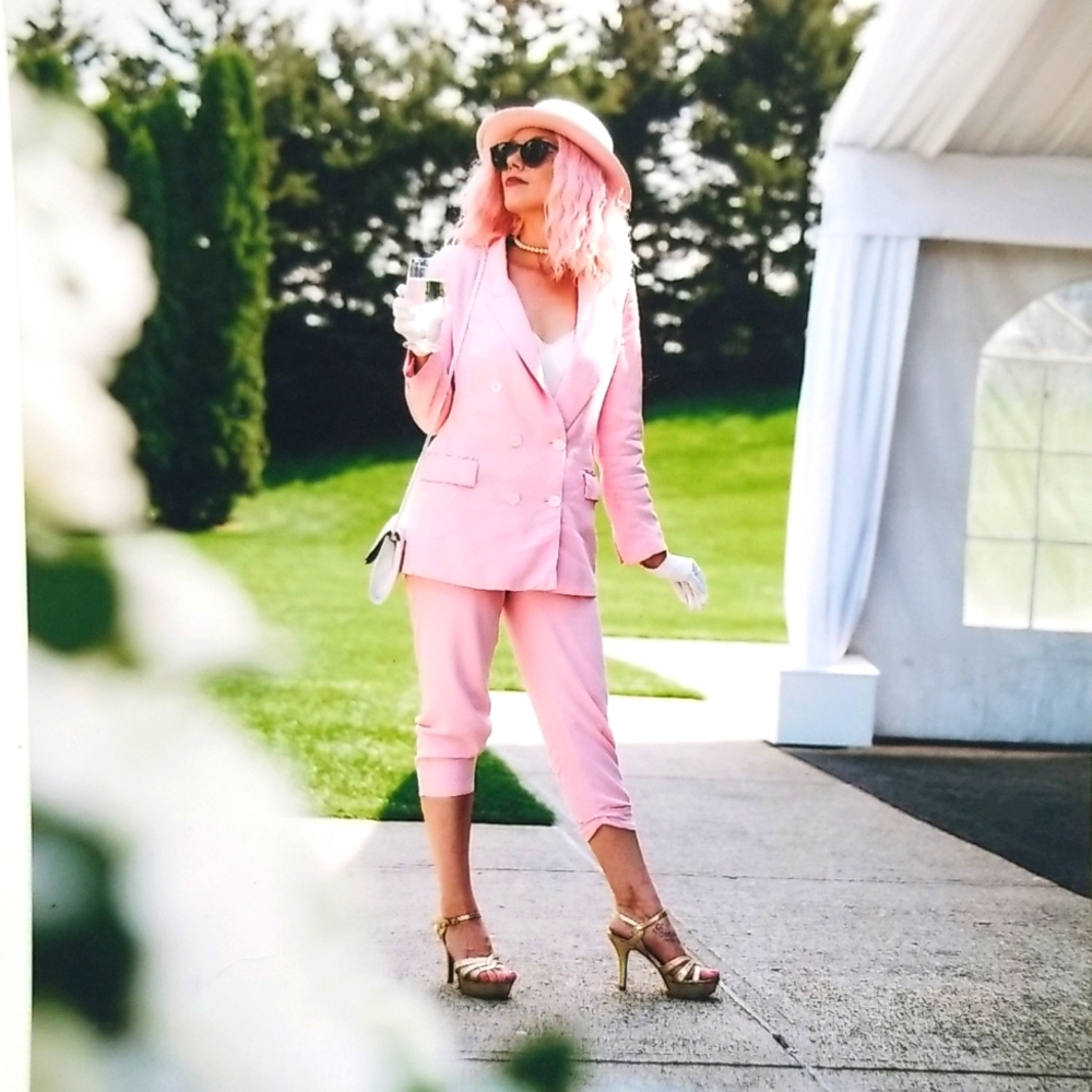 Zara Pink Pantsuit